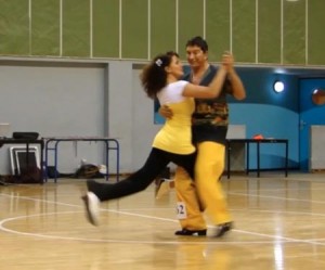 Démonstration de danse Boogie par Myriam et Armando