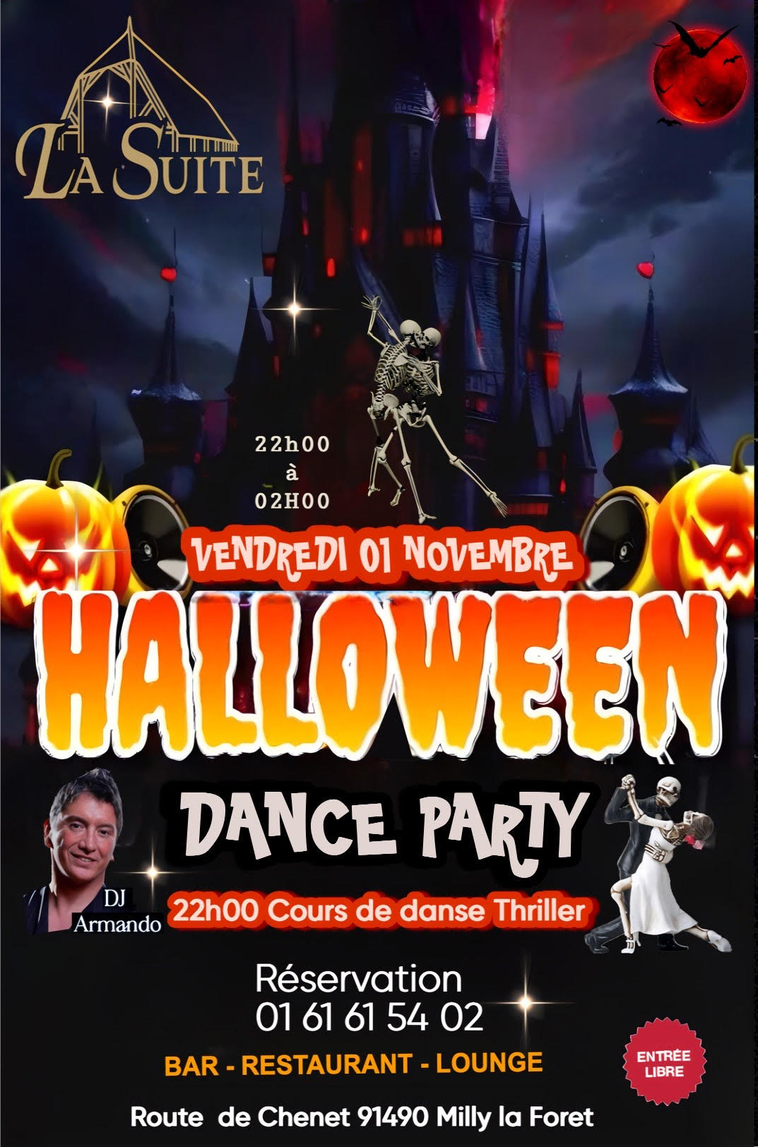 Soirée Halloween vendredi 1er novembre