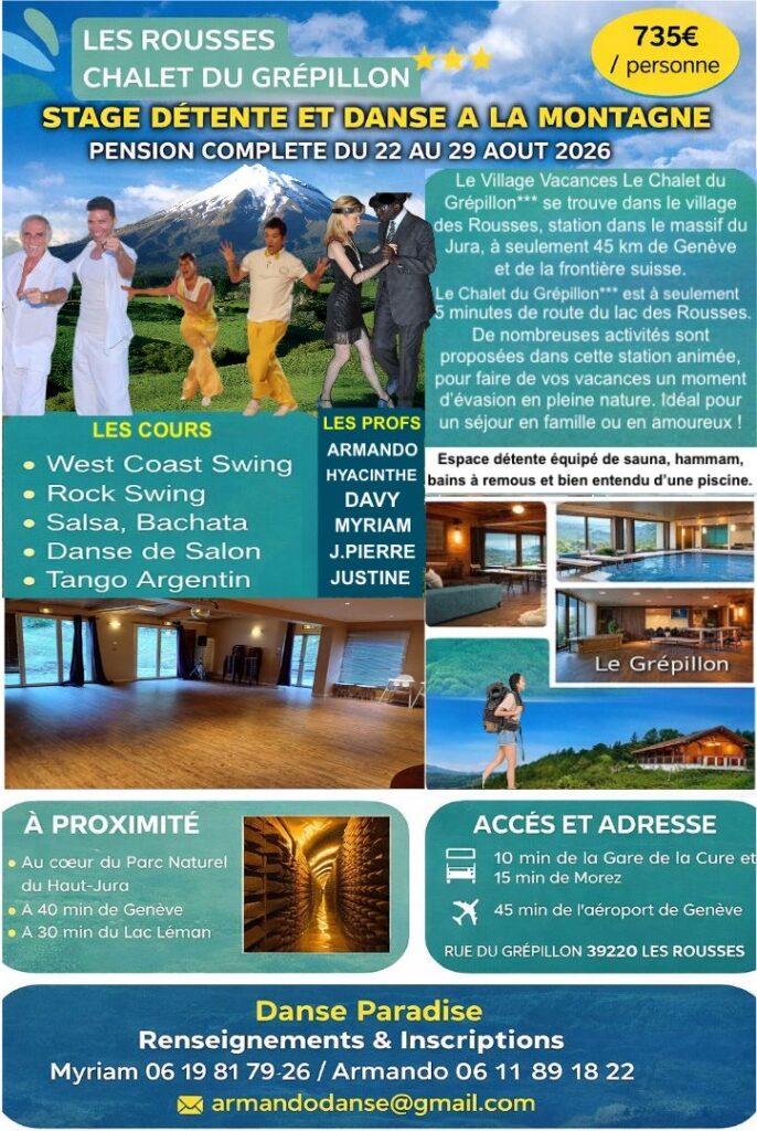 Stage détente et danse à la montagne